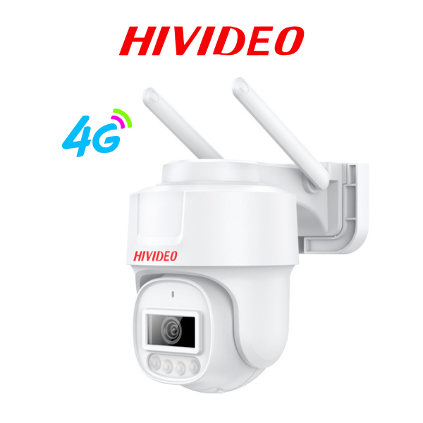 HiVideo 4MP Smart Dual Light Fixed-focal PT 4G Camera | Work with a Sim Card - Image 2