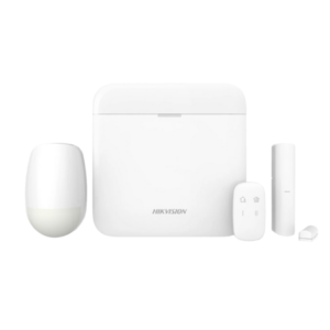 Hikvision AX PRO DS-PWA96-Kit-WE Home Security Kit, up to 96 Wireless Zones/Outputs, up to 30 users