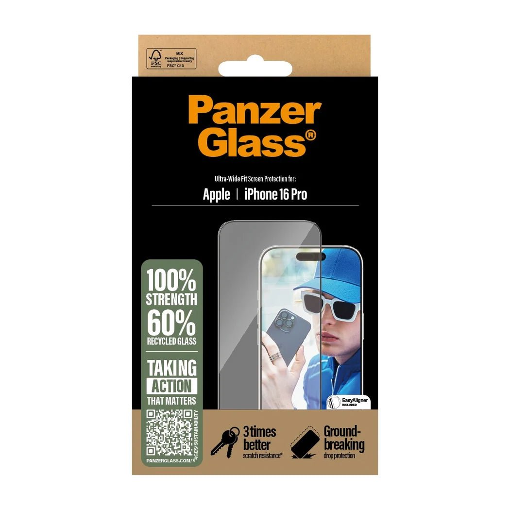 PanzerGlass® Screen Protector iPhone 16 Pro / 17 - Ultra-Wide Fit - Image 3