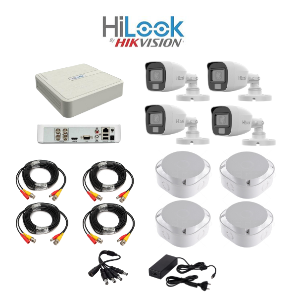 Hilook SMART HYBRID 1080P 4 Channel DVR & 4 Bullet Cameras DIY CCTV KIT - Image 2