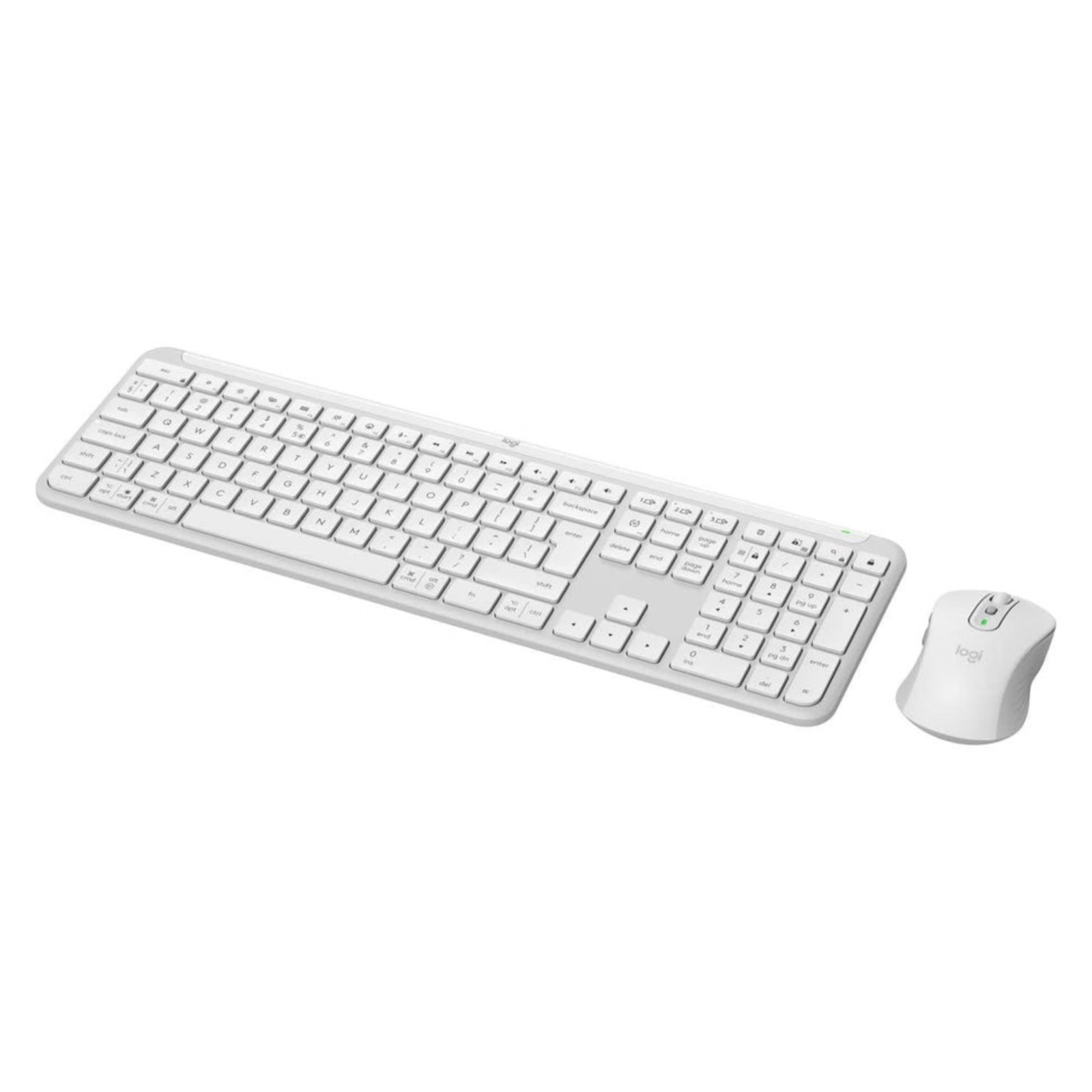 Logitech MK950 Signature Slim Wireless Keyboard and Mouse Combo (White) - New - Image 3