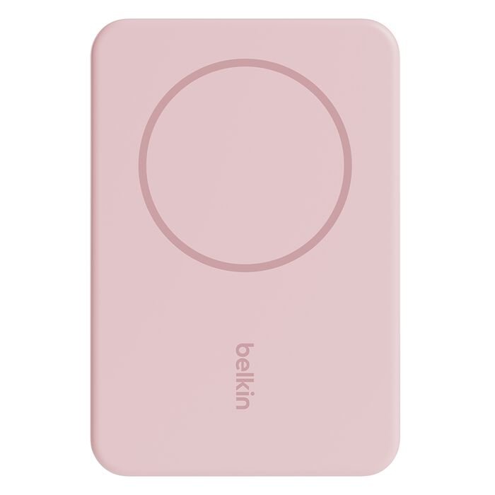 Belkin Magnetic Wireless Power Bank 5K Plus Stand - Pink - Image 2