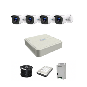 HiLook by Hikvision 4ch Turbo HD kit - DVR - 4 x HD1080P Camera - 20M Night vision - 500GB HDD - 100m Cable