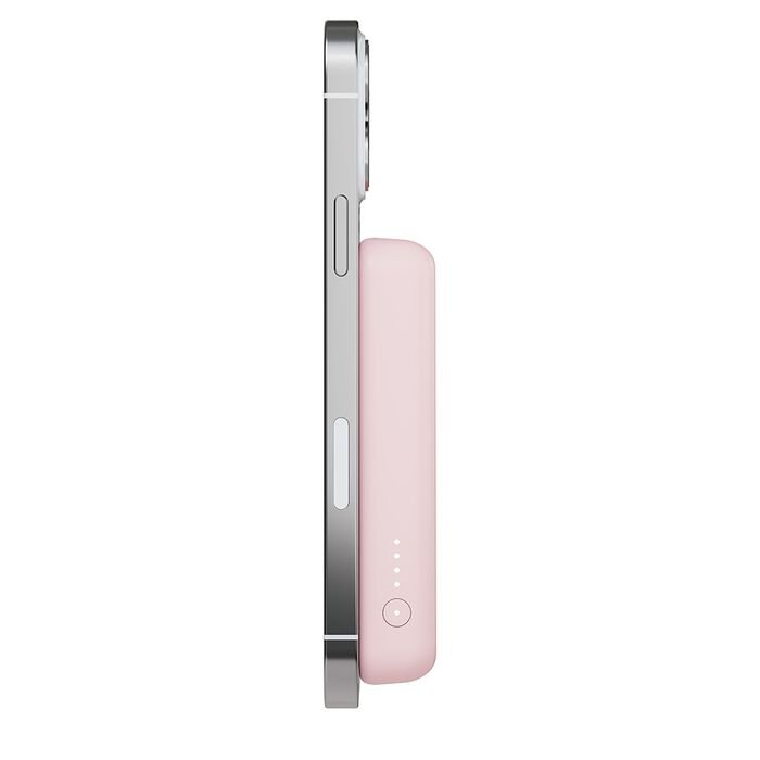 Belkin Magnetic Wireless Power Bank 5K Plus Stand - Pink - Image 5