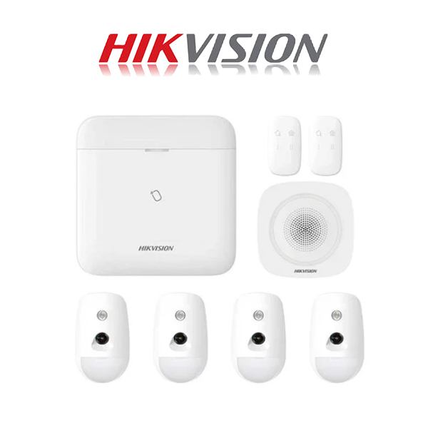 Hikvision AX Pro 64 Zone Wireless Alarm Kit | 4X Wireless PIR-CAM Detector - Image 2