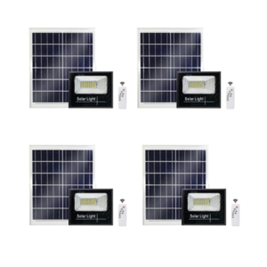 *Pack of 4* 500w Solar LED Floodlight with Day/night switch & remote control (R1049 each)