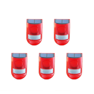 ** Pack of 5*** Solar Alarm Flashing 6 LED Light Motion Sensor Detector Security 129dB Siren (R299 each)