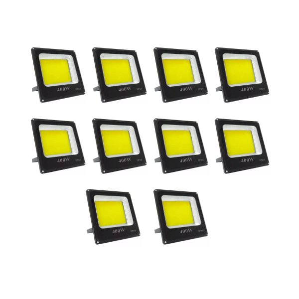 ** Pack of 10** 400W COB LED Floodlight IP66 (R975each)