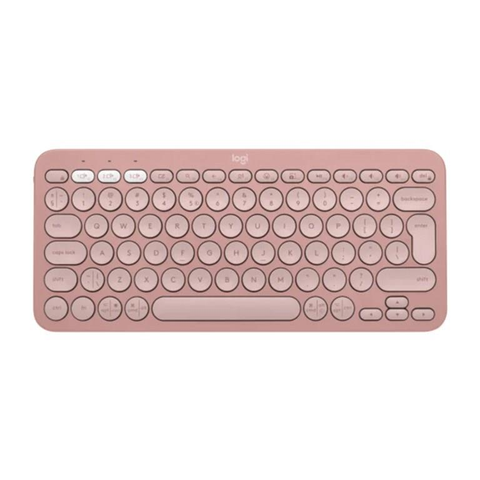 Logitech Pebble Keys 2 K380s Bluetooth Keyboard (Tonal Rose) - New