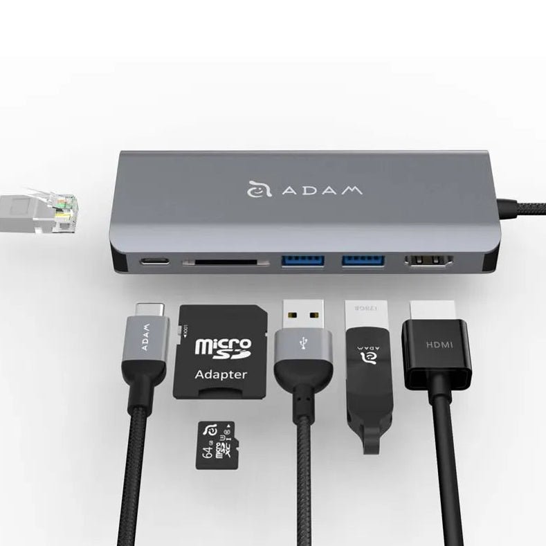 Adam Elements CASA Hub A01- 6 Port USB-C Hub - Grey - Image 3