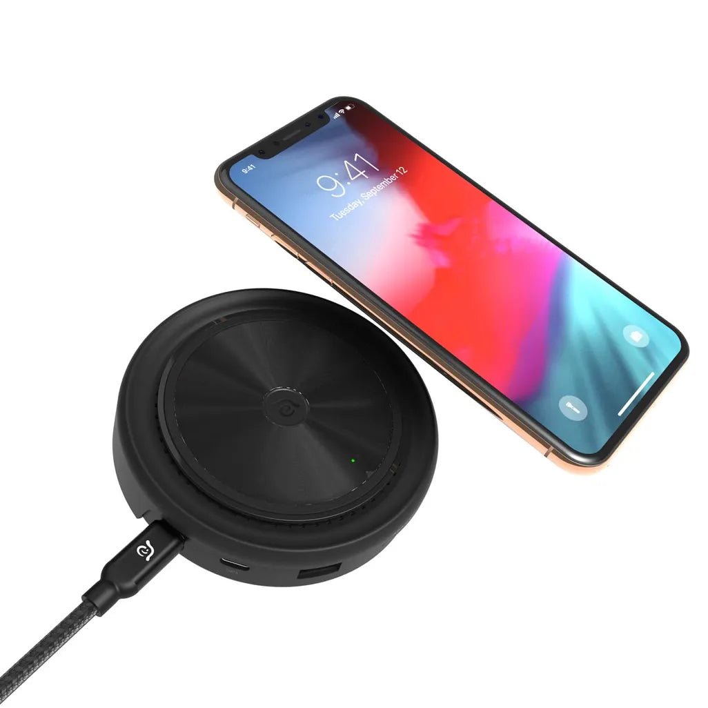 Adam Elements CASA Hub O7 USB-C 7 Port Wireless Charger Hub - Black - Image 2