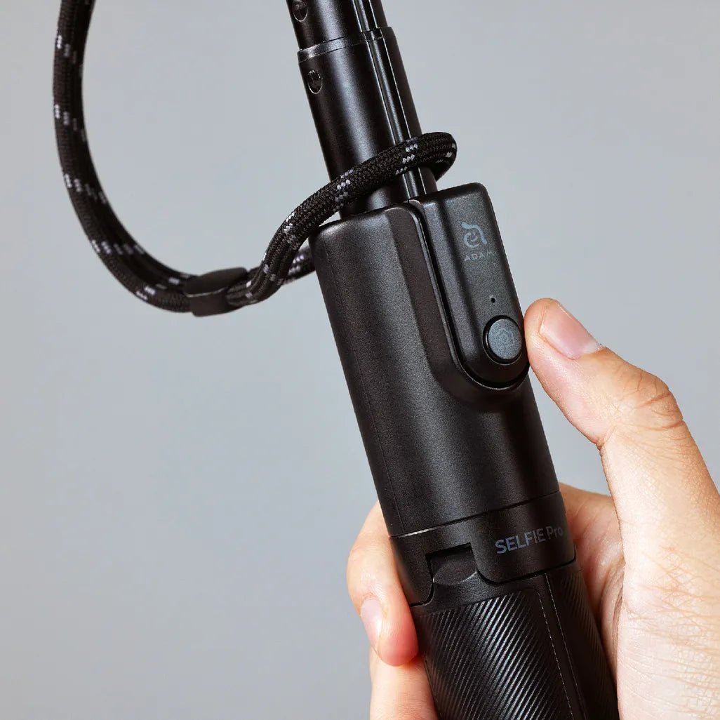 Adam Elements SELFIE Pro Wireless Bluetooth Tripod Selfie Stick & LED Light - Black - Image 3