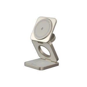 Adam Elements Mag 3 Pro - Qi2 3-in-1 Foldable Charging Station - Titanium