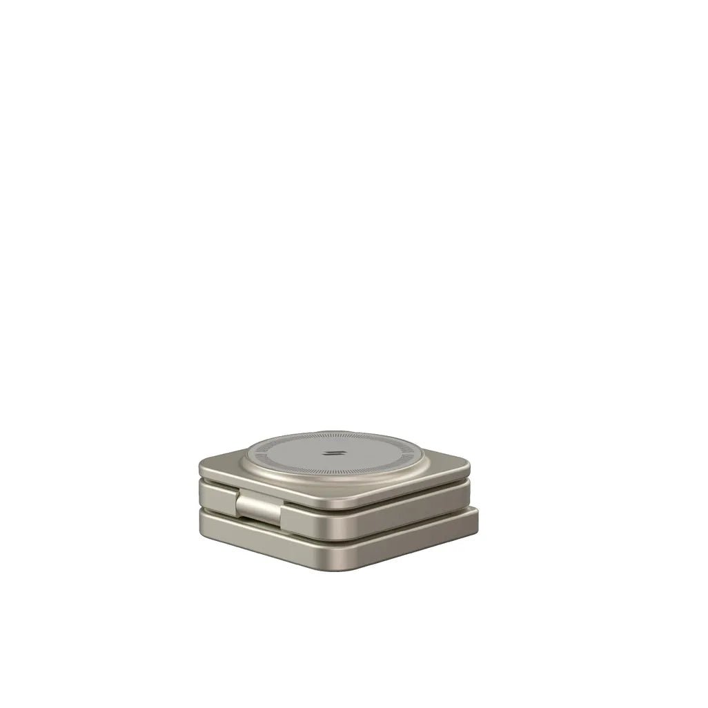 Adam Elements Mag 3 Pro - Qi2 3-in-1 Foldable Charging Station - Titanium - Image 2