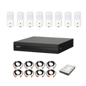 Dahua 8 Channel Hidden Pinhole DIY CCTV system, 500GB