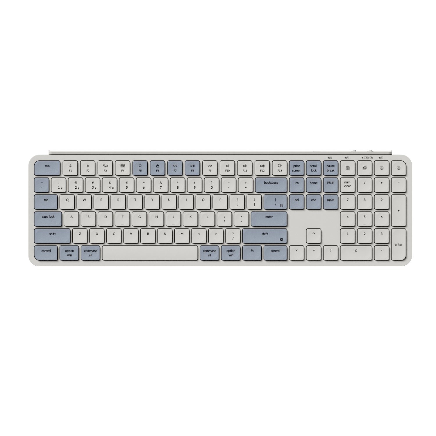Keychron B6 Pro Ultra-Slim Wireless Keyboard (Retro Blue) - New