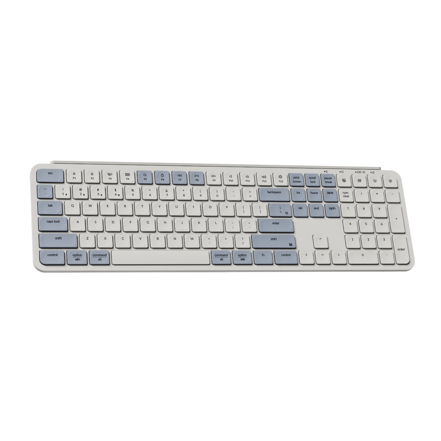 Keychron B6 Pro Ultra-Slim Wireless Keyboard (Retro Blue) - New - Image 2