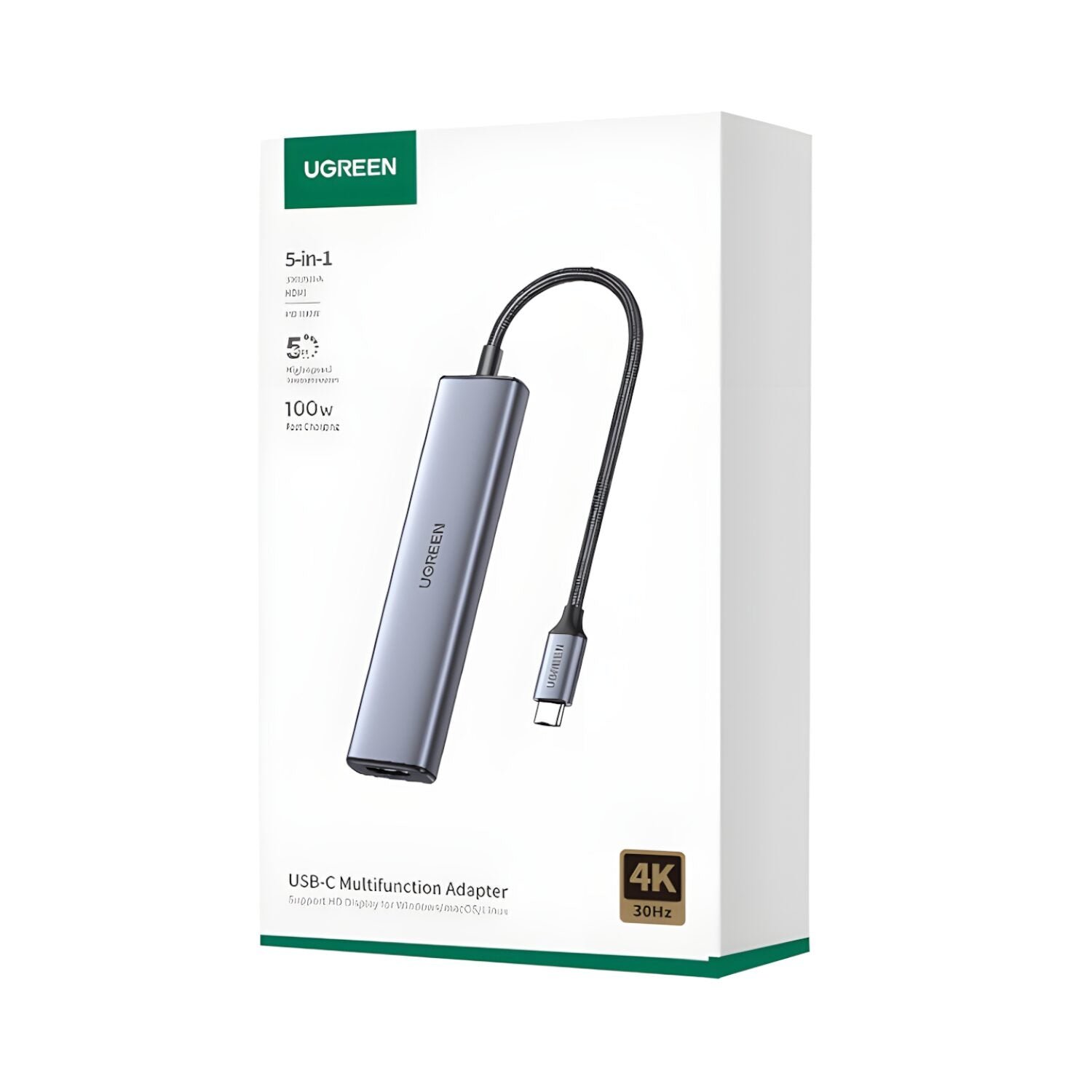 UGREEN 5-in-1 Multifunctional USB-C Adapter - Image 2