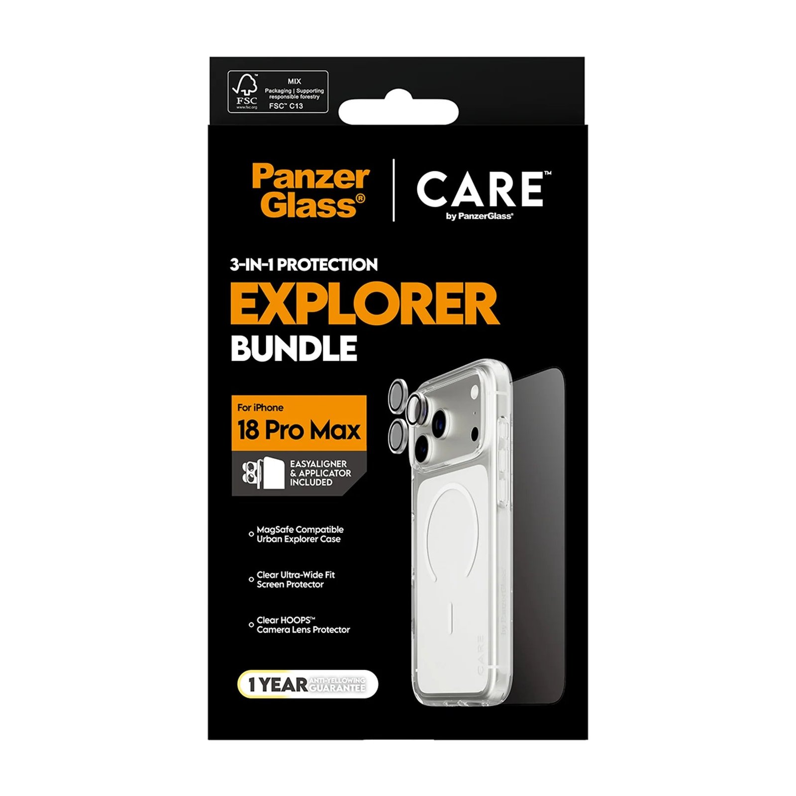 CARE by PanzerGlass® 3-in-1 Flagship Explorer Bundle w. Easy Aligner for iPhone 18 Pro Max - Image 7