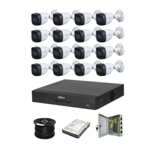 Dahua 16 Channel 5MP CCTV system | Audio | 100m RG59 | 1TB HDD