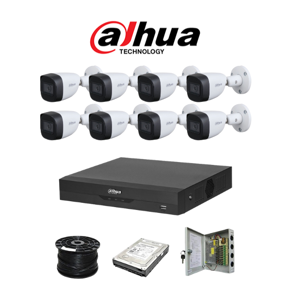 Dahua 8 Channel 5MP CCTV system, 1TB | Audio - Image 2
