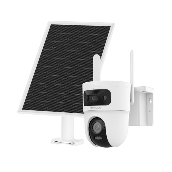 NEW! Hikvision 4+4MP 24/7 Solar 4G Dual-lens PT Camera | Works with a Sim Card - Image 2