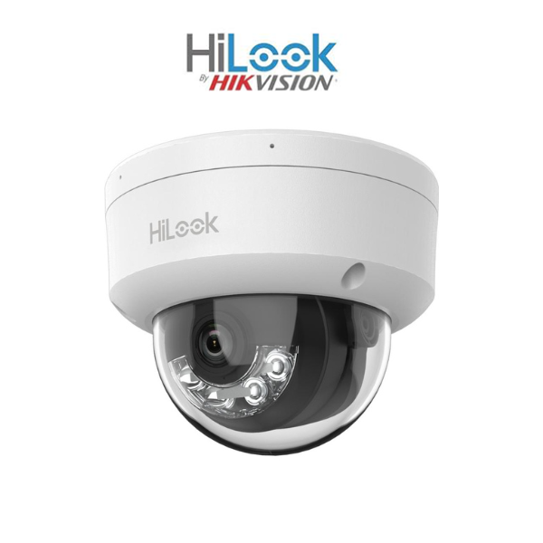 HiLook 4 MP Smart Hybrid Light Turret Network Camera | Audio - Image 2
