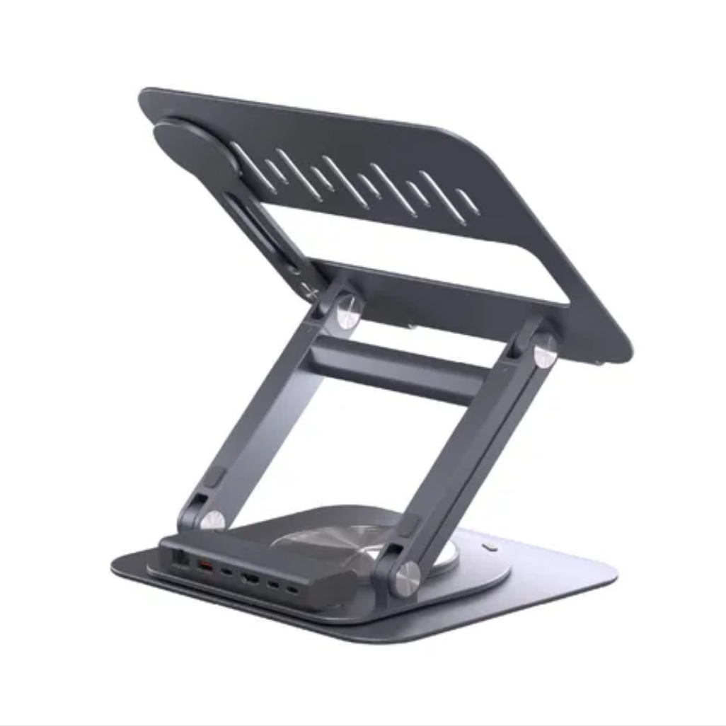 Adam Elements CASA Hub Stand Ultra USB-C Magnetic Hub Stand - Space Grey - Image 2