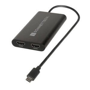 SonnetTech USB-C to Dual HDMI Adapter 4K for Apple Silicon Chip