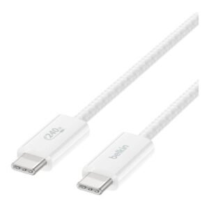 Belkin 240W BoostCharge USB-C to USB-C Cable 2-pack - White