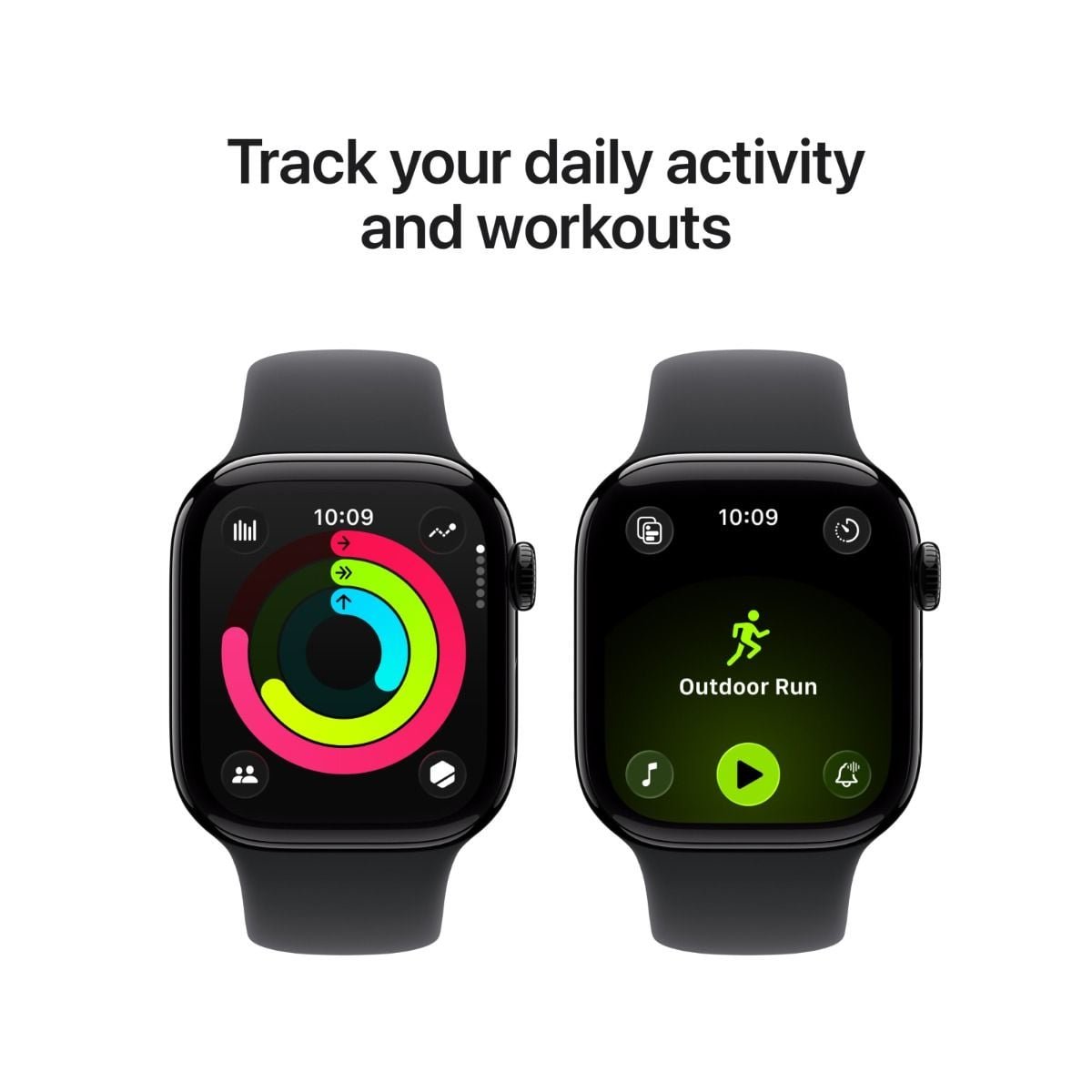Apple Watch Series 11 42mm Jet Black Aluminium GPS (2025) - New - Image 3