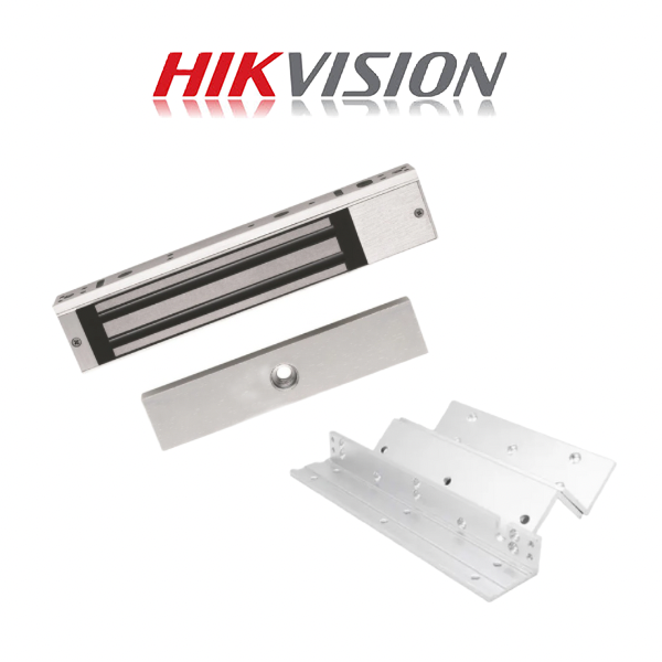 Hikvision 280KG maglock with LED 12/24VDC | With Bracket - Image 2