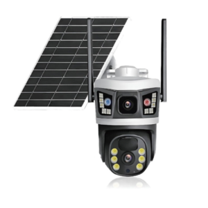 Solar 6MP Dual Lens Solar 4G PTZ Camera | Sim Card