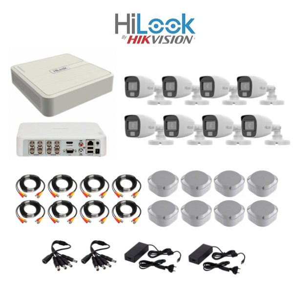 Hilook SMART HYBRID 1080P 8 Channel DVR & 8 Bullet Cameras DIY CCTV KIT - Image 2