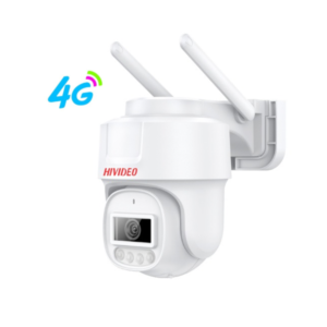 HiVideo 4MP Smart Dual Light Fixed-focal PT 4G Camera | Work with a Sim Card
