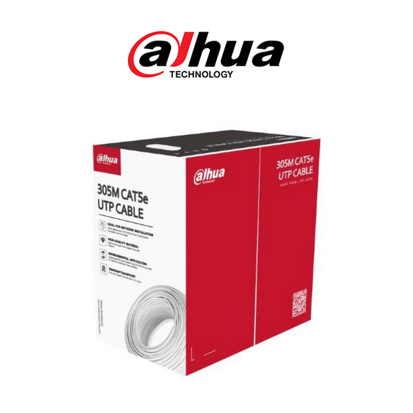 Dahua 305m UTP CAT5e Network Cable White - Image 2