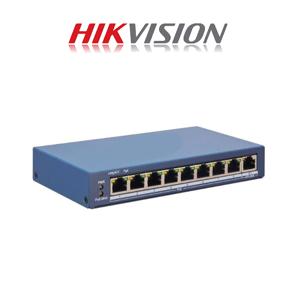 Hikvision 8 Port Fast Ethernet Smart POE Switch - Image 2
