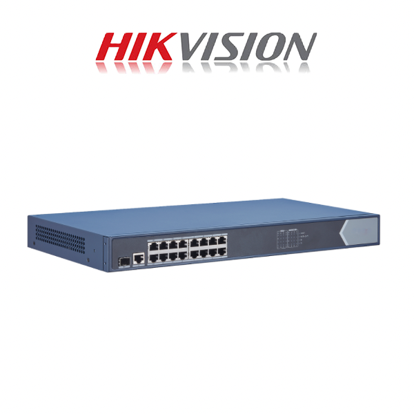 HIKVISION 16 Port Gigabit Unmanaged POE Switch - Image 2