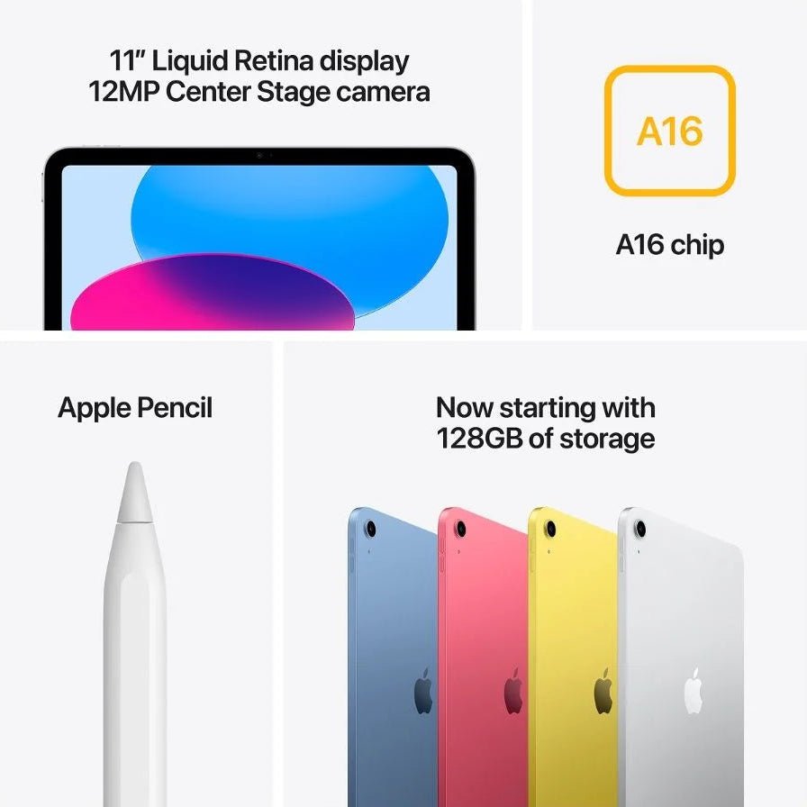 iPad 11" A16 128GB Wifi Silver (2025) - New - Image 5