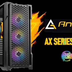 ANTEC AX Series AX90 Mid-Tower ATX Gaming Case, High-Airflow Mesh Front Panel, 4 x 120mm ARGB Fans Included, Tempered Glass Side Panels, 360mm
