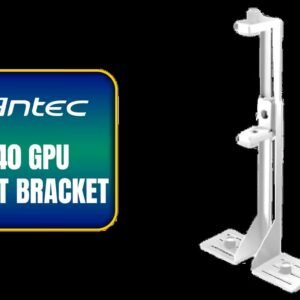 Antec RTX 40 Series GPU Support Bracket - White / Tool-Less Screws for Fixing / Compatible with 4090 GPU / Cushioning Scratch-Proof Support Pad /
