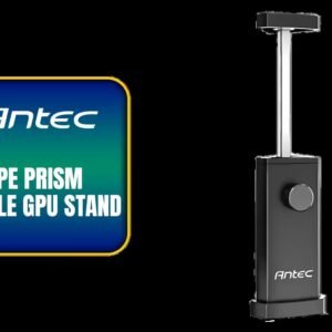Antec I Shape Prism Adjustable GPU Stand - Black / Supporting RTX 40 Series Graphics Cards /