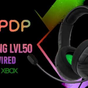 PDP Gaming LVL50 Wired Headset with Mic for Xbox One, Series X|S - PC, iPad, Mac, Laptop Compatible - Noise Cancelling Microphone, Bass Boost,