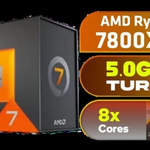 AMD Ryzen 7 7800X3D 8-Core 16-Threads 4.2GHz (5.0GHz Max Boost) Socket AM5 120W Desktop Processor / AMD Radeon Graphics