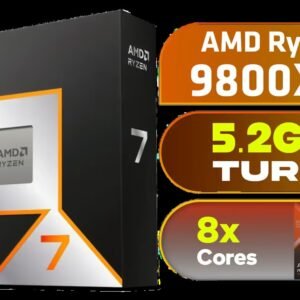 AMD Ryzen 7 9800X3D 8-Core 16-Threads 4.7GHz (5.2GHz Max Boost) Socket AM5 120W Desktop Processor / Zen 5 Architecture / AMD Radeon™ Graphics /