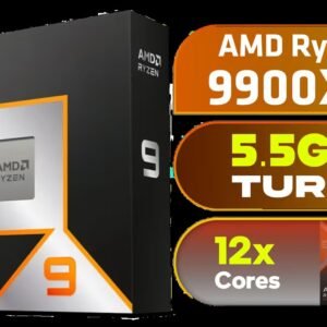 AMD Ryzen 9 9900X3D Processor / 12-Core 24-Threads / 4.4GHz Base Clock (Up to 5.5GHz) / Socket AM5 / Zen 5 Architecture / 140MB Cache  / Integrated