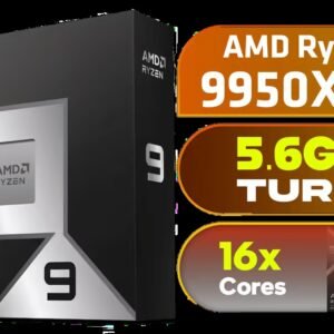 AMD Ryzen 9 9950X3D2 Dual Edition CPU / 16-Core 32-Threads / 4.3GHz Base Clock (5.6GHz Max Boost) / 192MB Cache / AM5 Socket / 200W Desktop Processor