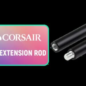 Corsair Wave Extension Rod / Custom built for the Elgato Wave Mic Stand / Variable Height / Custom Built / Stand by 5 cm / 1.97 in, or 10 cm / 3.94
