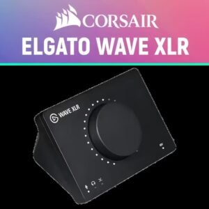 Corsair Elgato Wave XLR / Gives your Mic Superpowers / Anti-distortion Technology / Compact USB Interface / Conventional Audio Interfaces /
