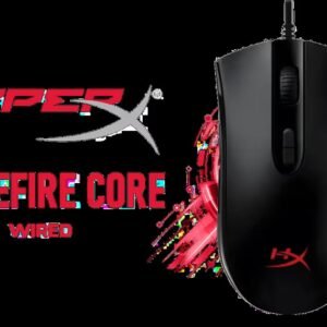 HyperX Pulsefire Core - RGB Gaming Mouse, Software Controlled RGB Light Effects & Macro Customization, Pixart 3327 Sensor up to 6,200DPI, 7
